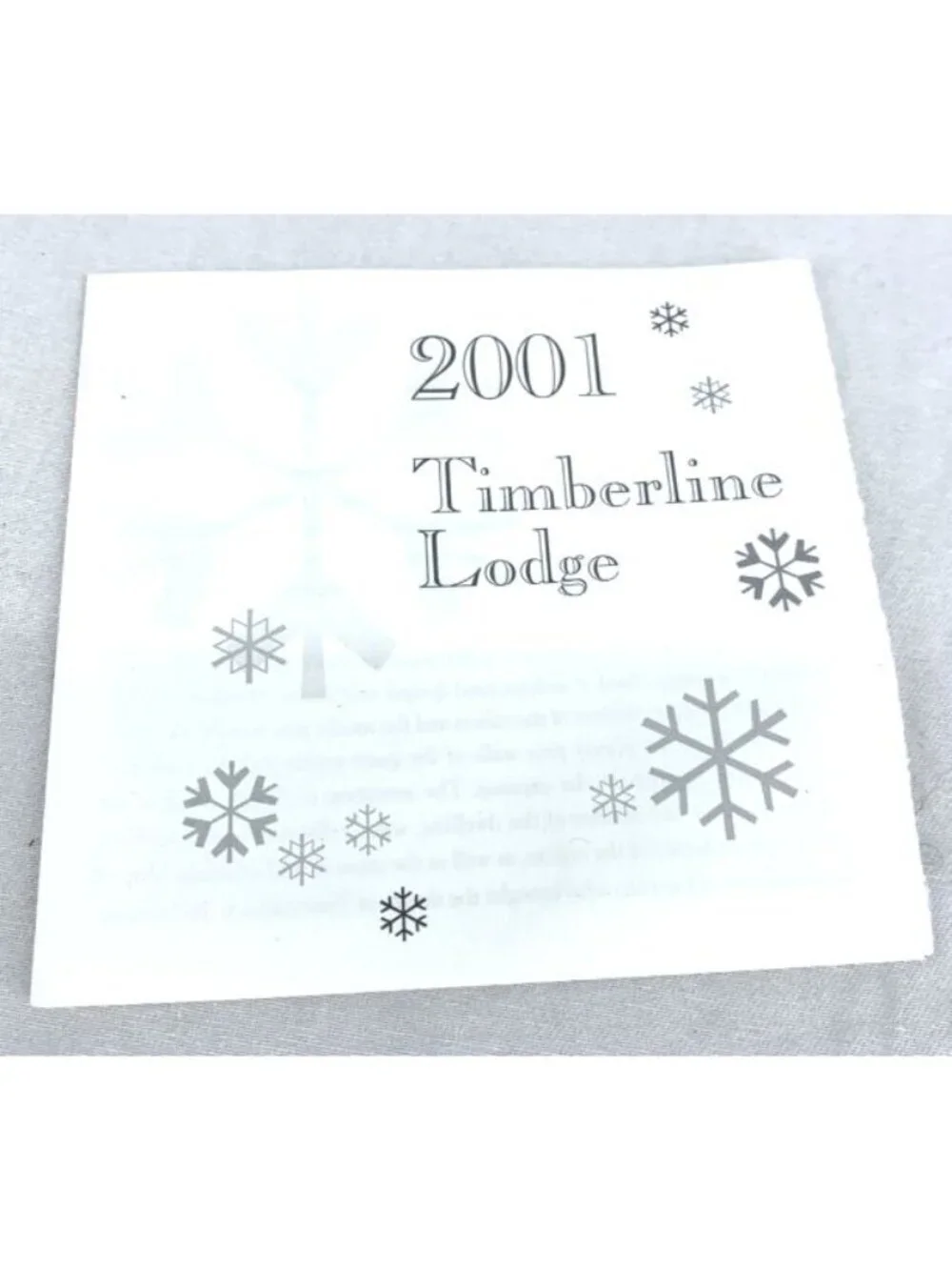 The Portland Ornament Timberline Lodge Mt. Hood Gold Plated Limited Edition